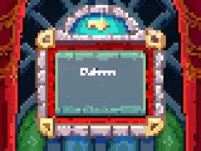 Creating Pixel Art Retro Games UI Elements