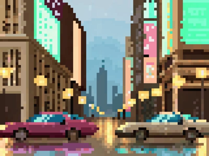 Creating Retro Pixel Art Landscapes