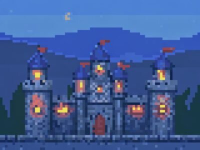 Designing Pixel Art Buildings and Skyscrapers