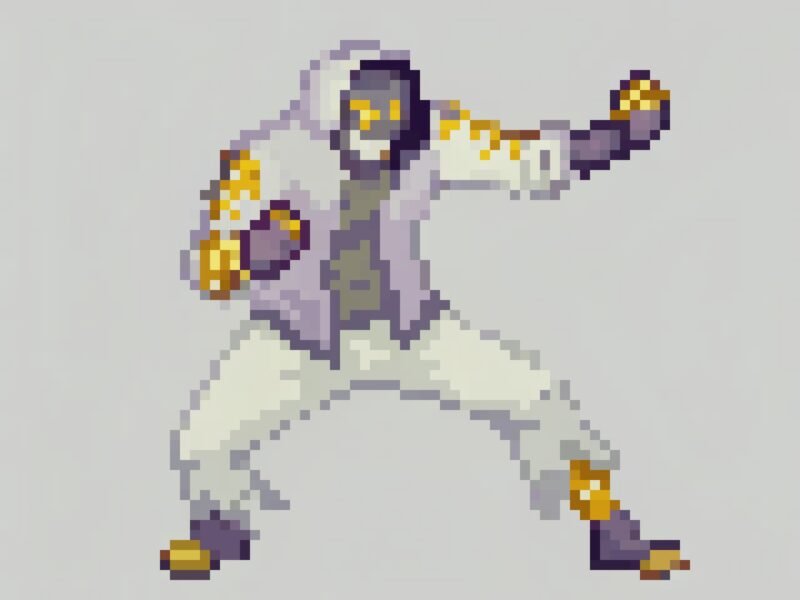 Designing Pixel Art Characters for Fighting Games
