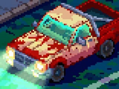 Designing Pixel Art Vehicles for Post-Apocalyptic Worlds