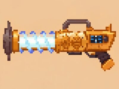 Designing Pixel Art Weapons for Space Adventures