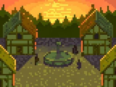 Drawing Pixel Art Environments for RPGs