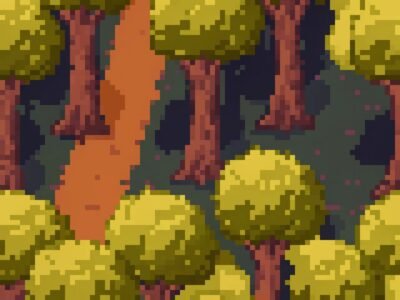 Drawing Pixel Art for Video Game Backgrounds