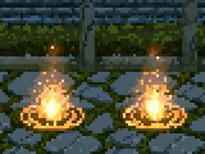 Drawing Pixel Art Magic Spells and Effects