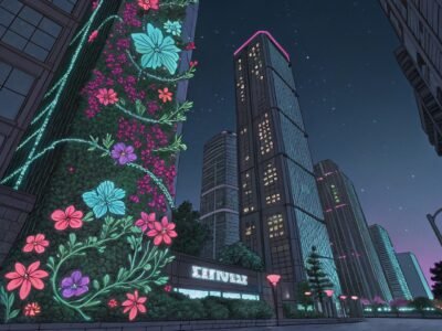 Building Dynamic Visuals Using Layers of Photography and Drawing